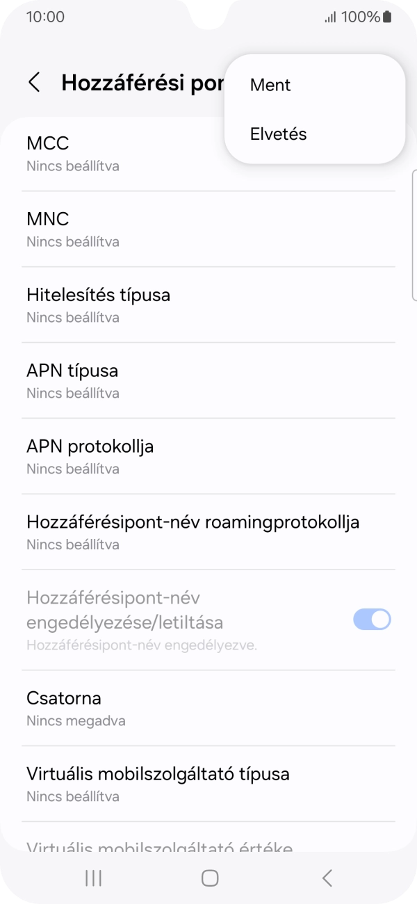 Válaszd a Ment lehetőséget.