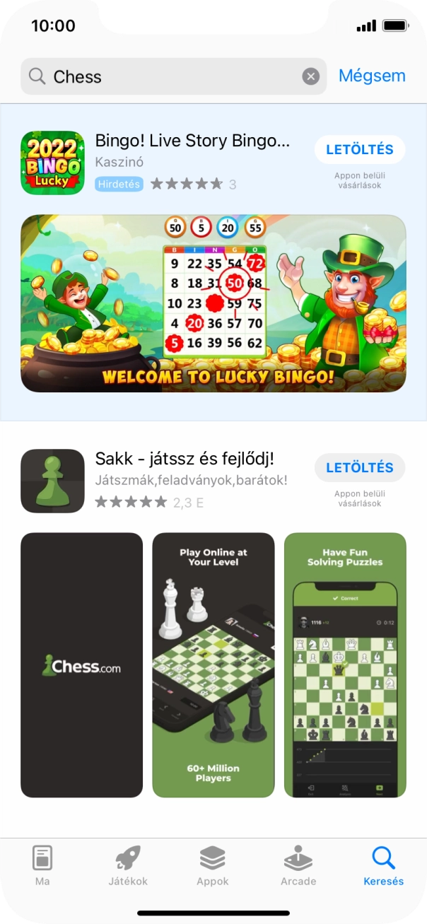 Kattints a kívánt alkalmazásra.