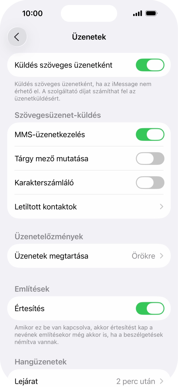 Húzd az ujjad felfelé a kijelző aljáról, hogy visszatérj a kezdőképernyőhöz.