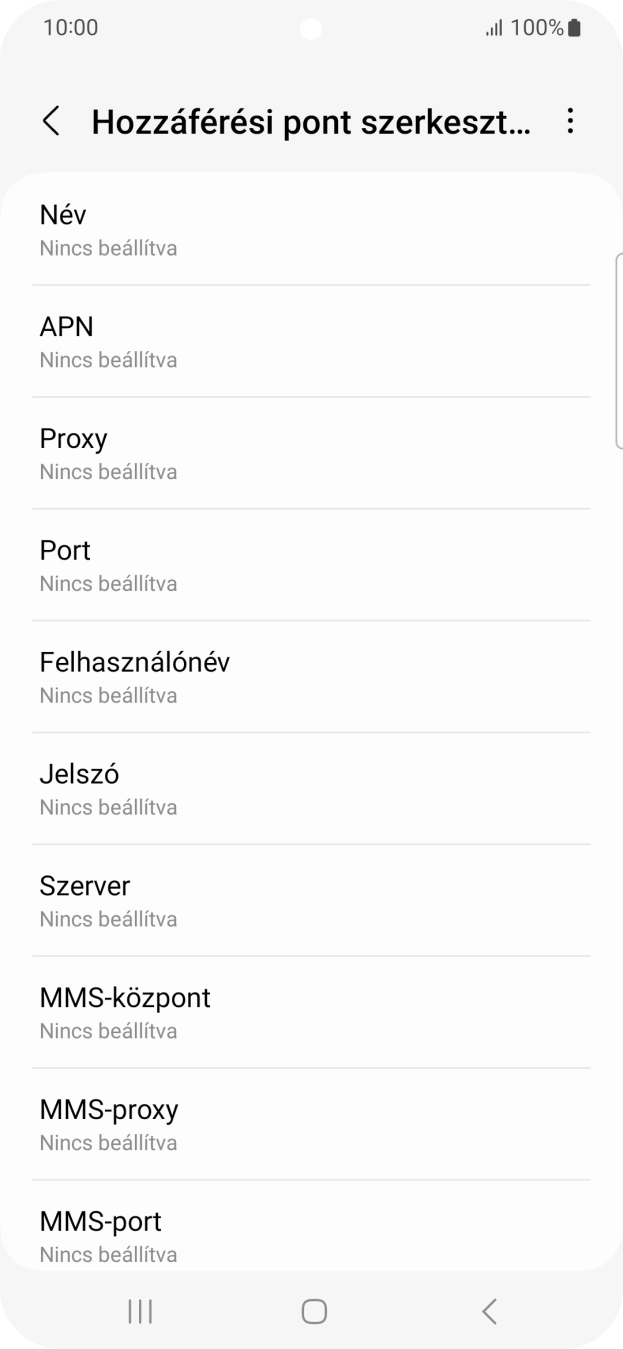 Válaszd a Név lehetőséget.