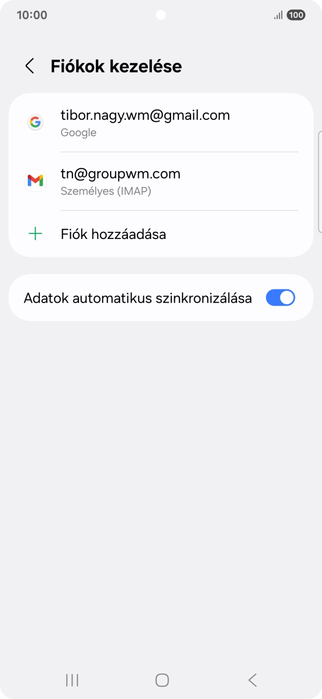 A befejezéshez, és ahhoz, hogy visszatérhess a főképernyőhöz, nyomd meg a főgombot.