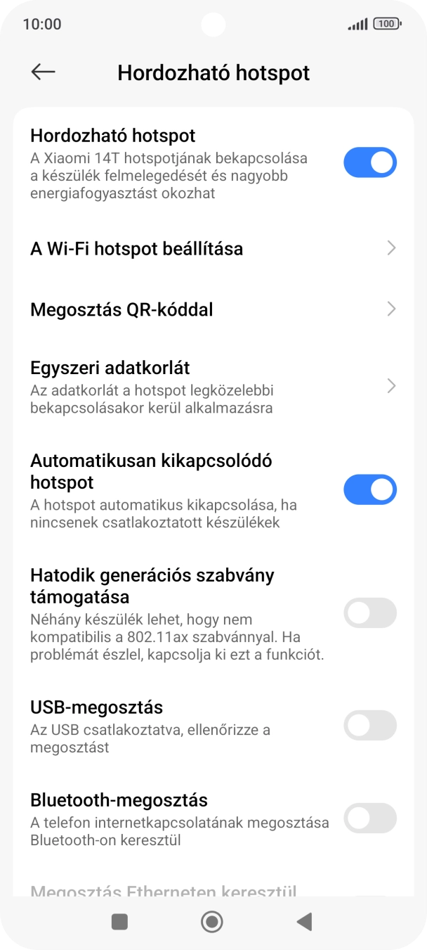A befejezéshez, és ahhoz, hogy visszatérhess a főképernyőhöz, nyomd meg a főgombot.