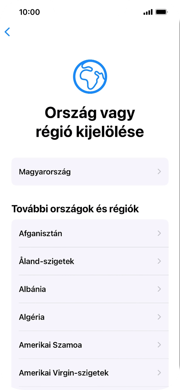 Válaszd ki a kívánt országot vagy régiót. Válaszd ki a kívánt országot vagy régiót.