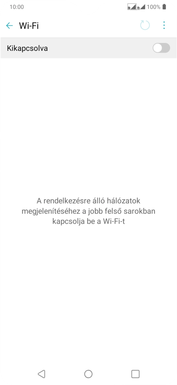 Kattints a csúszkára a funkció bekapcsolásához.