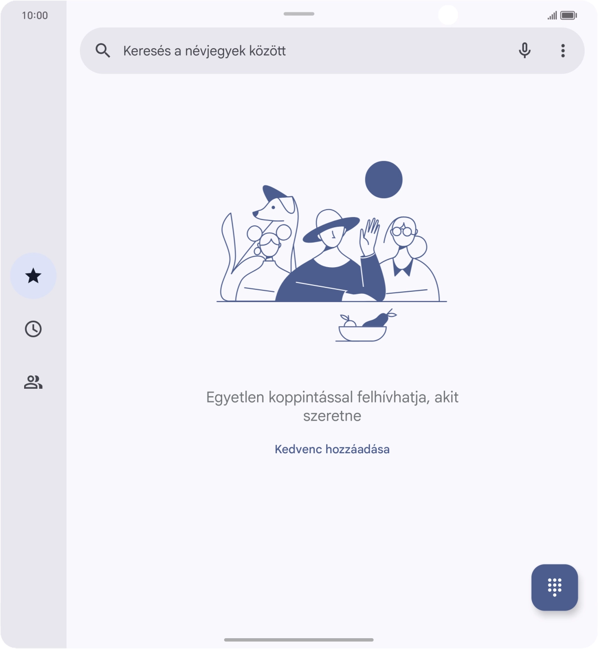 Kattints a menü ikonra.