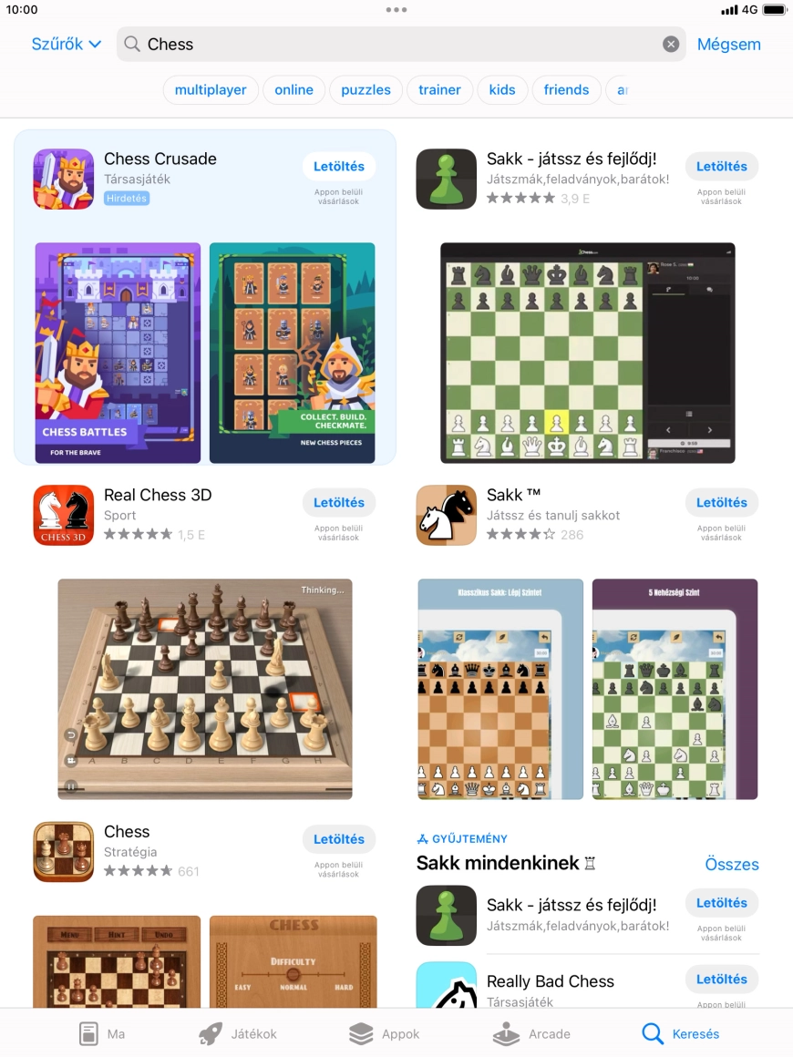 Kattints a kívánt alkalmazásra.