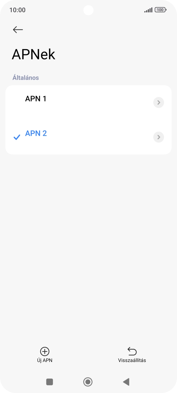 A befejezéshez, és ahhoz, hogy visszatérhess a főképernyőhöz, nyomd meg a főgombot.