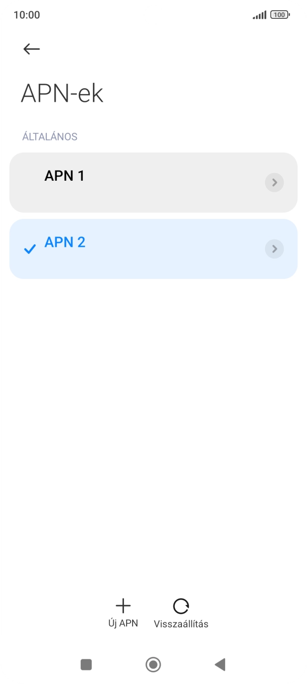 A befejezéshez, és ahhoz, hogy visszatérhess a főképernyőhöz, nyomd meg a főgombot.