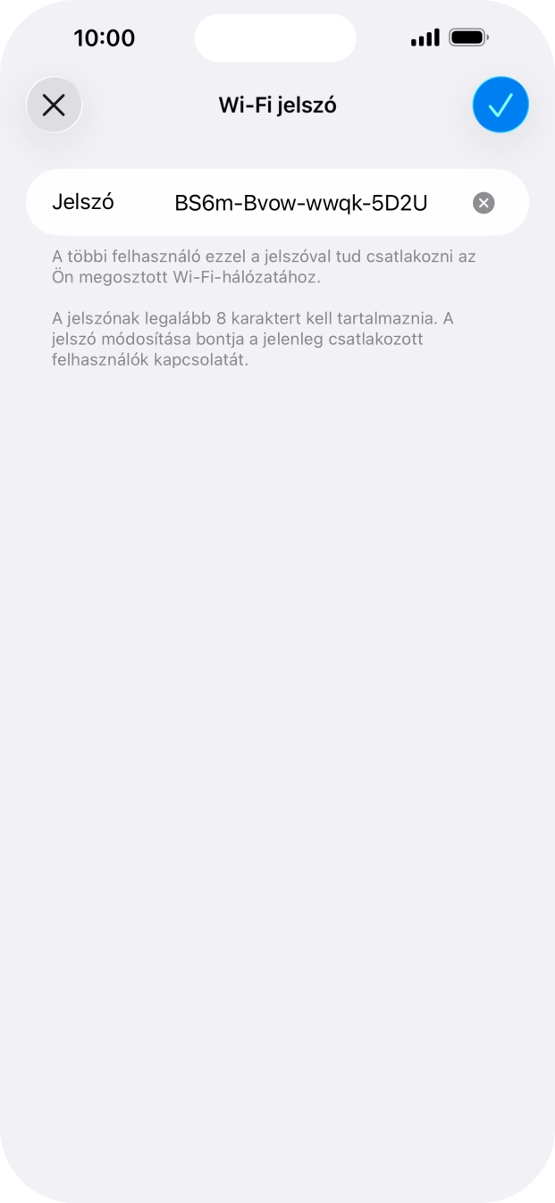 Kattints a jóváhagyás ikonra.