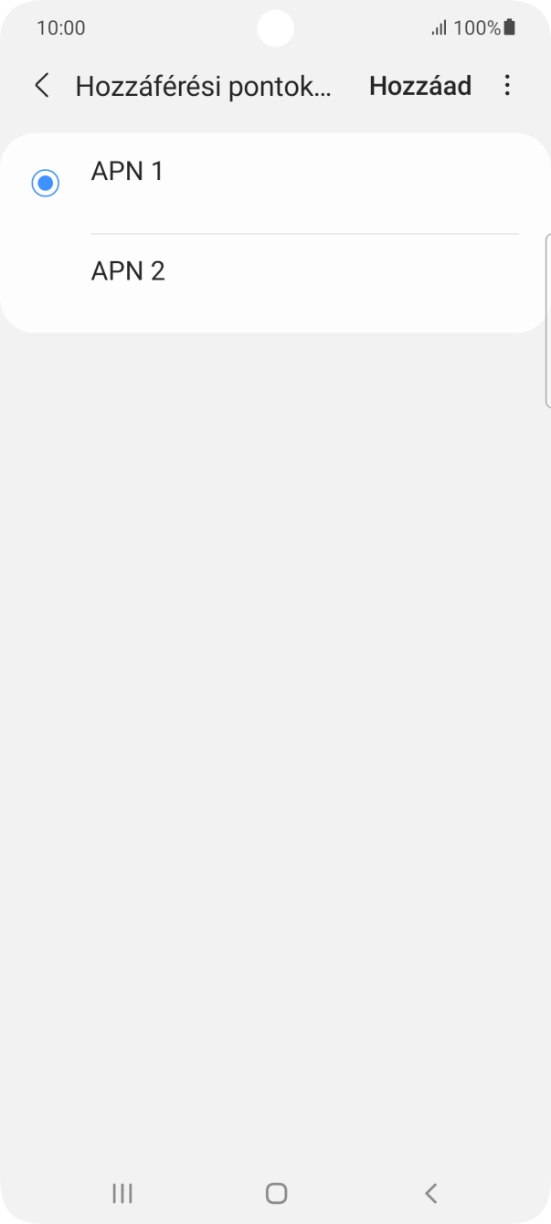 A befejezéshez, és ahhoz, hogy visszatérhess a főképernyőhöz, nyomd meg a főgombot.