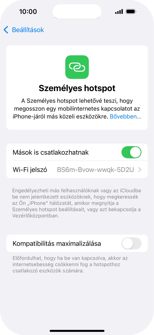 Húzd az ujjad felfelé a kijelző aljáról, hogy visszatérj a kezdőképernyőhöz.