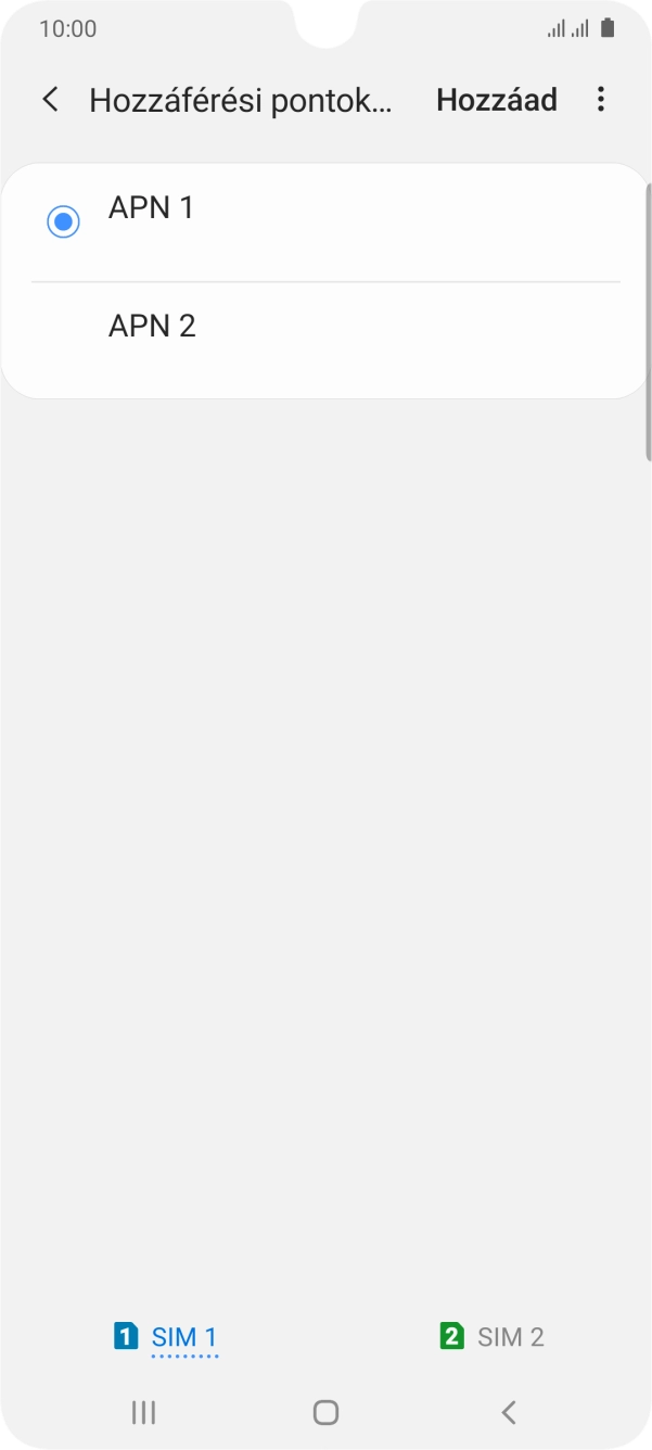 A befejezéshez, és ahhoz, hogy visszatérhess a főképernyőhöz, nyomd meg a főgombot.