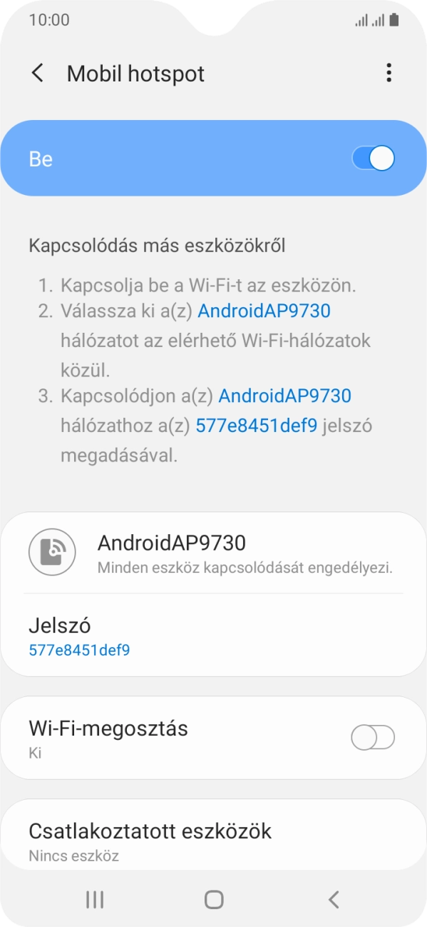 A befejezéshez, és ahhoz, hogy visszatérhess a főképernyőhöz, nyomd meg a főgombot.
