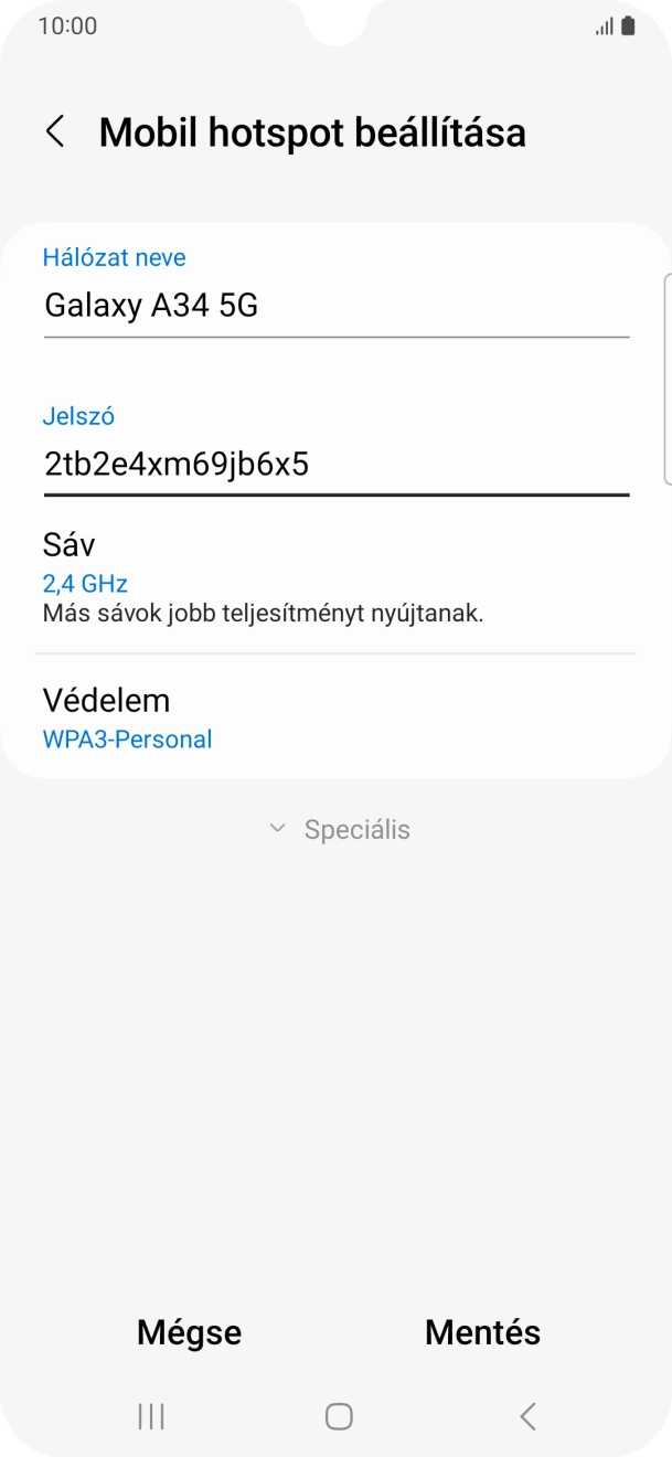 Válaszd a Mentés lehetőséget. Válaszd a Mentés lehetőséget.