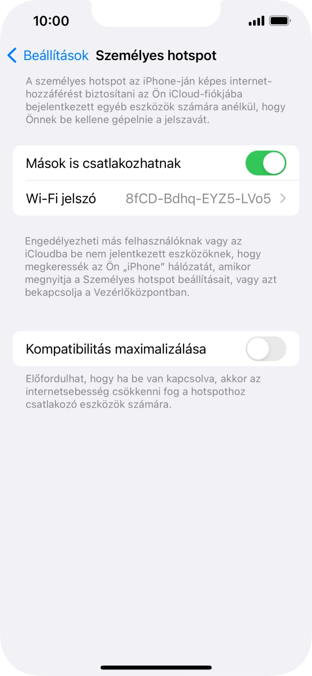 Húzd az ujjad felfelé a kijelző aljáról, hogy visszatérj a kezdőképernyőhöz.