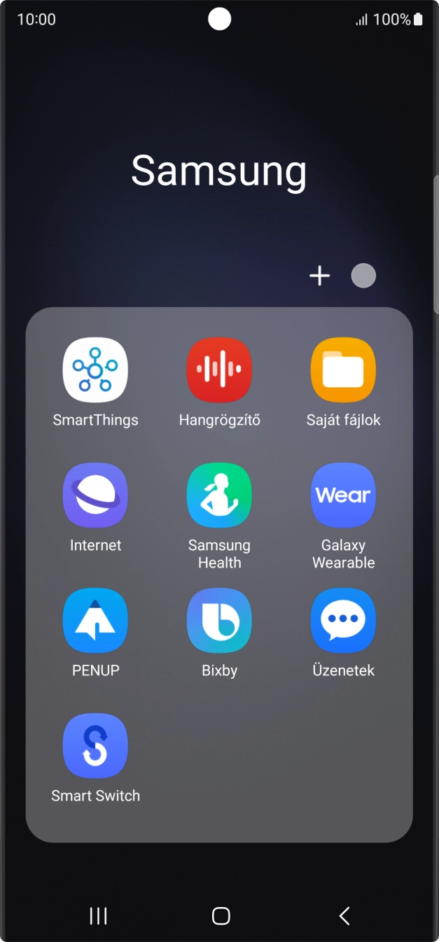 Válaszd az Üzenetek lehetőséget. Válaszd az Üzenetek lehetőséget.