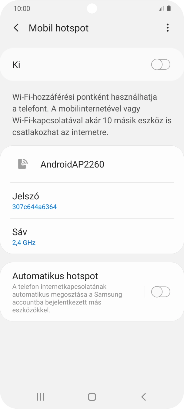 Kattints a menü ikonra.