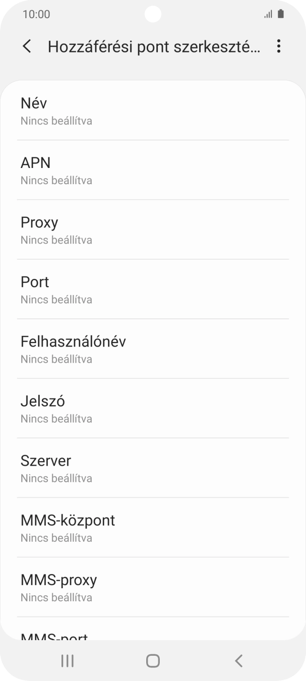 Válaszd a Név lehetőséget.