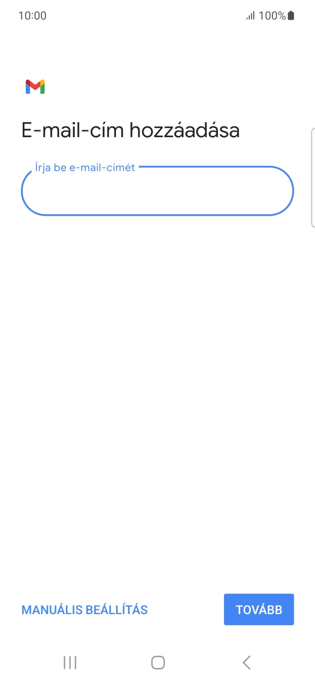 Válaszd a TOVÁBB lehetőséget.