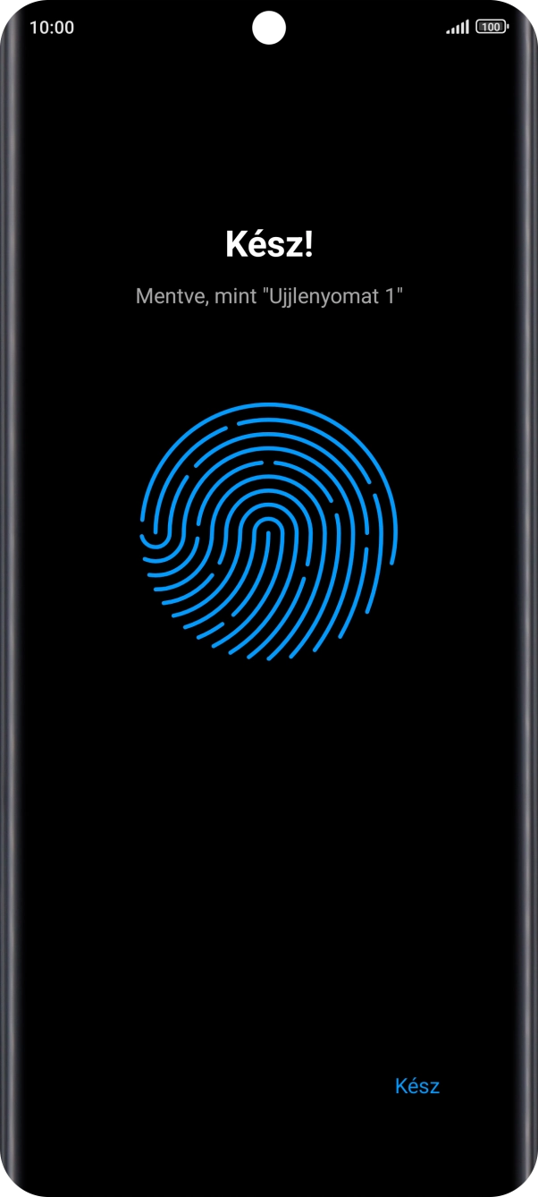 Válaszd a Kész lehetőséget. Válaszd a Kész lehetőséget.