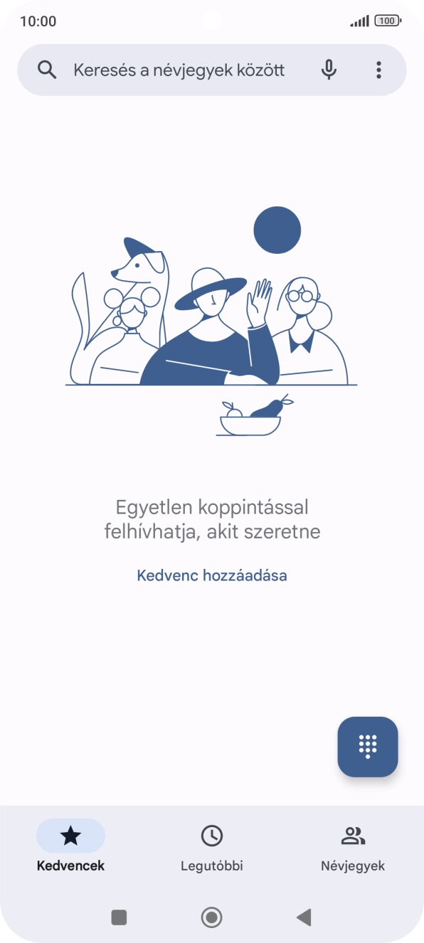 Kattints a menü ikonra.