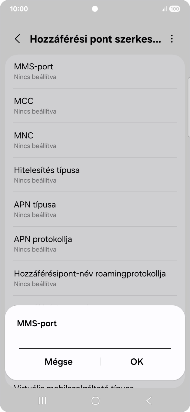 Írd be azt, hogy 8080, és válaszd az OK lehetőséget.