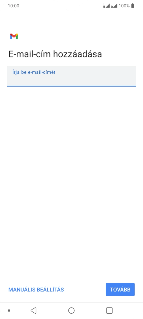 Válaszd a TOVÁBB lehetőséget.