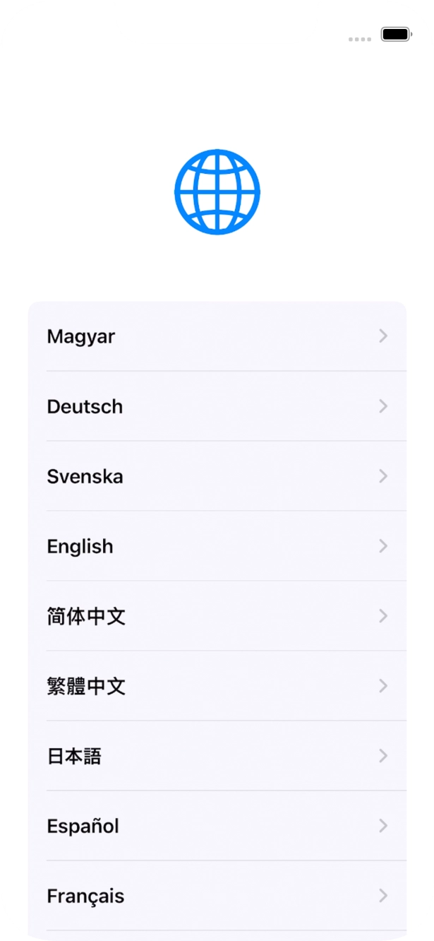 Válaszd ki a kívánt nyelvet. Válaszd ki a kívánt nyelvet.