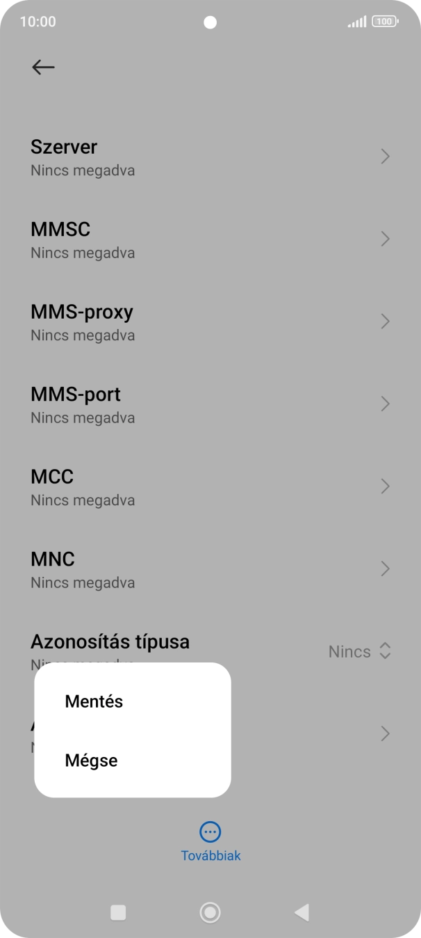 Válaszd a Mentés lehetőséget.