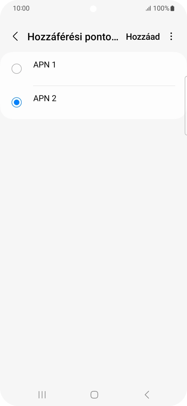 A befejezéshez, és ahhoz, hogy visszatérhess a főképernyőhöz, nyomd meg a főgombot.