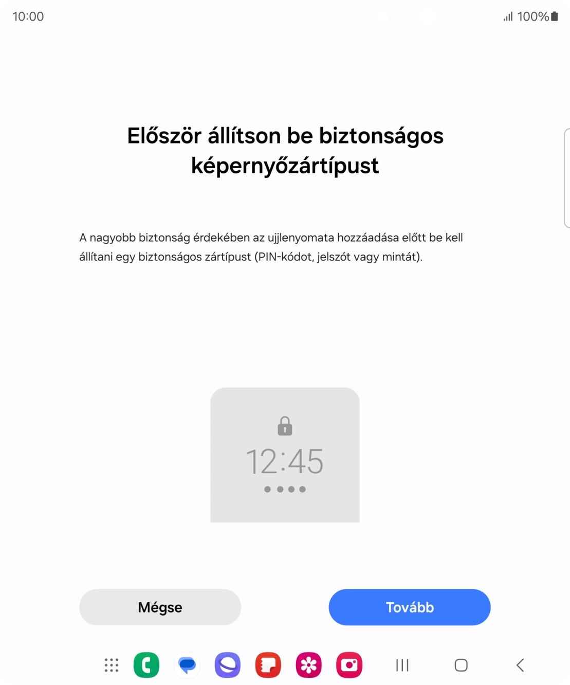 Válaszd a Tovább lehetőséget. Válaszd a Tovább lehetőséget.
