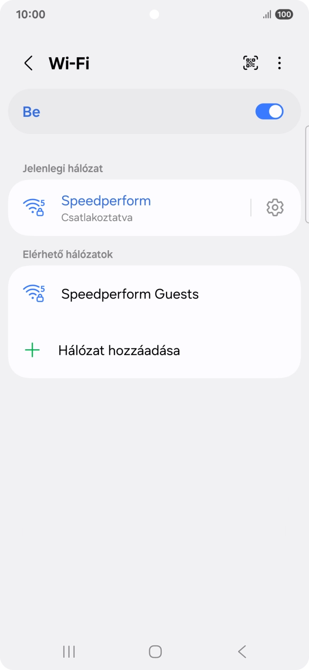 A befejezéshez, és ahhoz, hogy visszatérhess a főképernyőhöz, nyomd meg a főgombot.