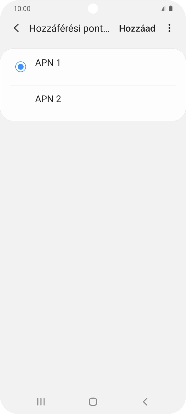 A befejezéshez, és ahhoz, hogy visszatérhess a főképernyőhöz, nyomd meg a főgombot.
