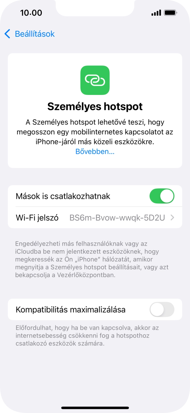 Húzd az ujjad felfelé a kijelző aljáról, hogy visszatérj a kezdőképernyőhöz.