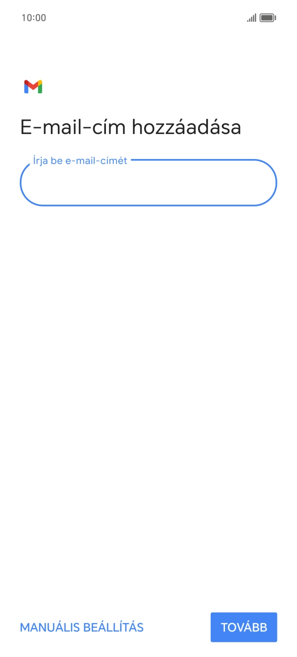 Válaszd a TOVÁBB lehetőséget.