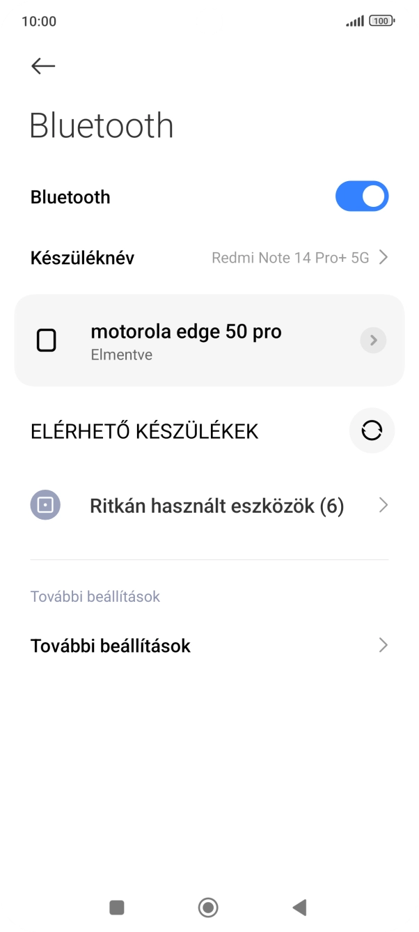 A befejezéshez, és ahhoz, hogy visszatérhess a főképernyőhöz, nyomd meg a főgombot.