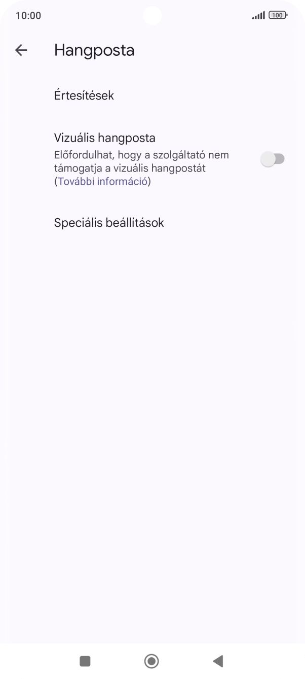 Válaszd a Speciális beállítások lehetőséget.