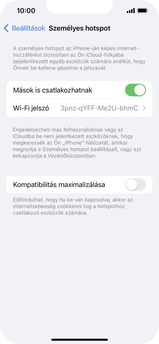 Húzd az ujjad felfelé a kijelző aljáról, hogy visszatérj a kezdőképernyőhöz.