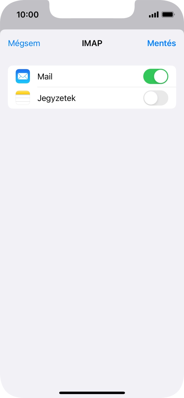 Válaszd a Mentés lehetőséget. Beállította a rendszer az e-mail-fiókodat. Amennyiben további beállításokat kívánsz alkalmazni a bejövő és kimenő szerverhez, az alábbi lépésekkel folytasd.