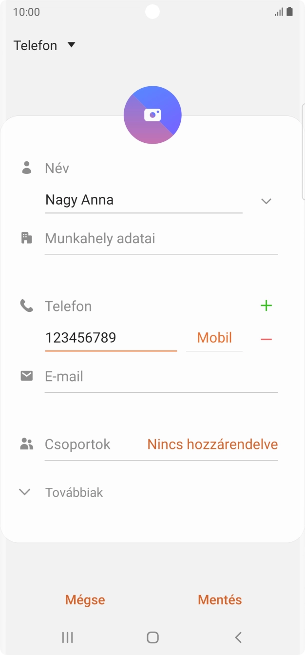 Válaszd a Mentés lehetőséget. Válaszd a Mentés lehetőséget.