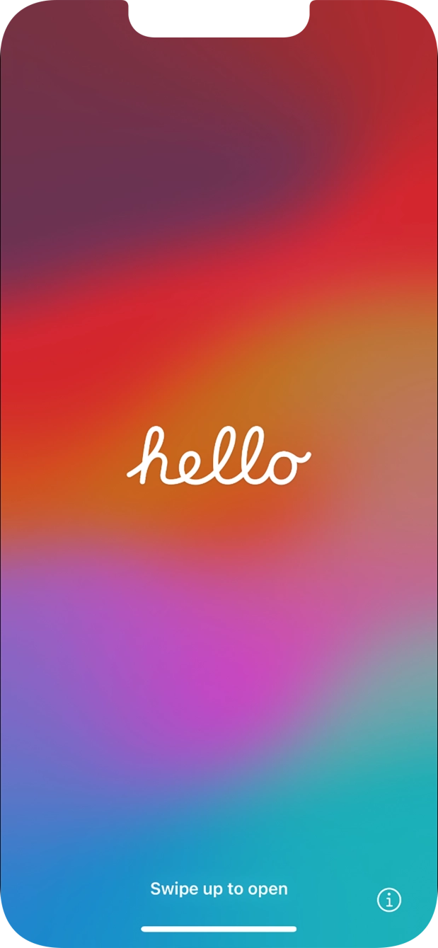 Húzd az ujjad felfelé a kijelző aljáról. Húzd az ujjad felfelé a kijelző aljáról.