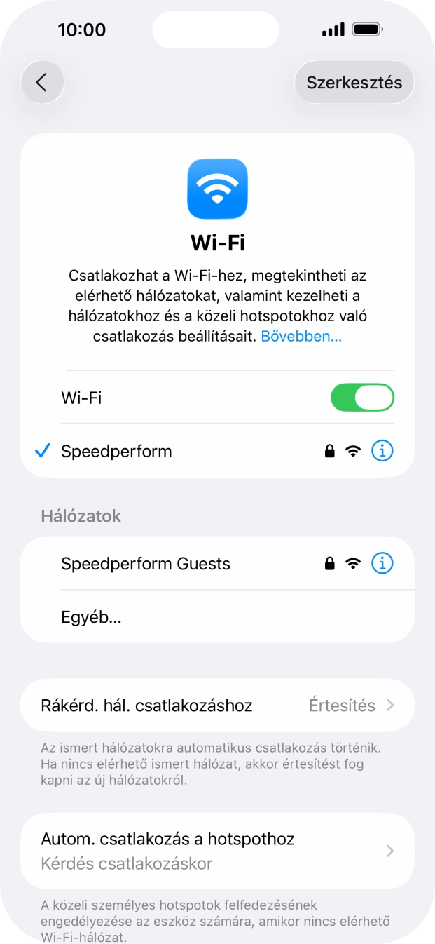 Húzd az ujjad felfelé a kijelző aljáról, hogy visszatérj a kezdőképernyőhöz. Húzd az ujjad felfelé a kijelző aljáról, hogy visszatérj a kezdőképernyőhöz.