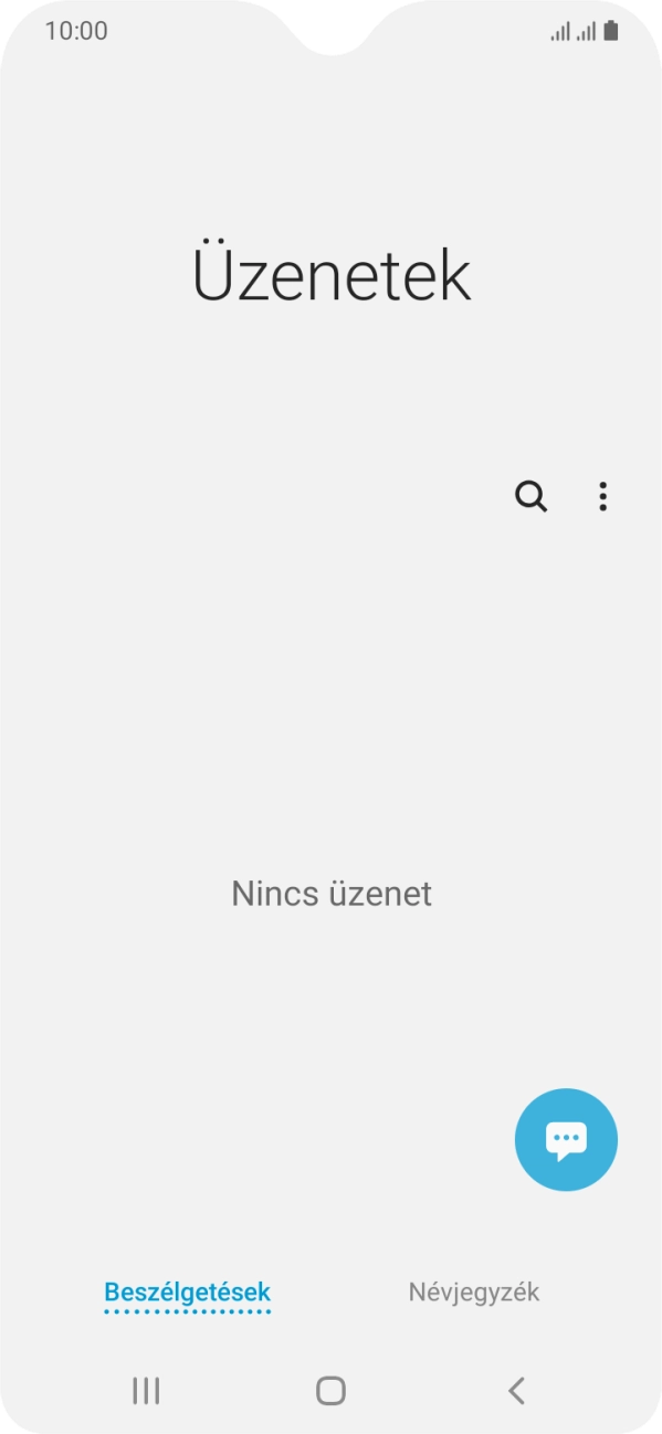 Kattints a menü ikonra.