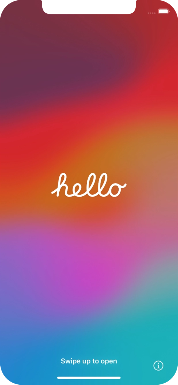 Húzd az ujjad felfelé a kijelző aljáról. Húzd az ujjad felfelé a kijelző aljáról.