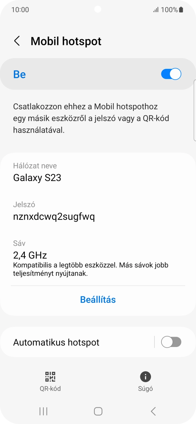 A befejezéshez, és ahhoz, hogy visszatérhess a főképernyőhöz, nyomd meg a főgombot.