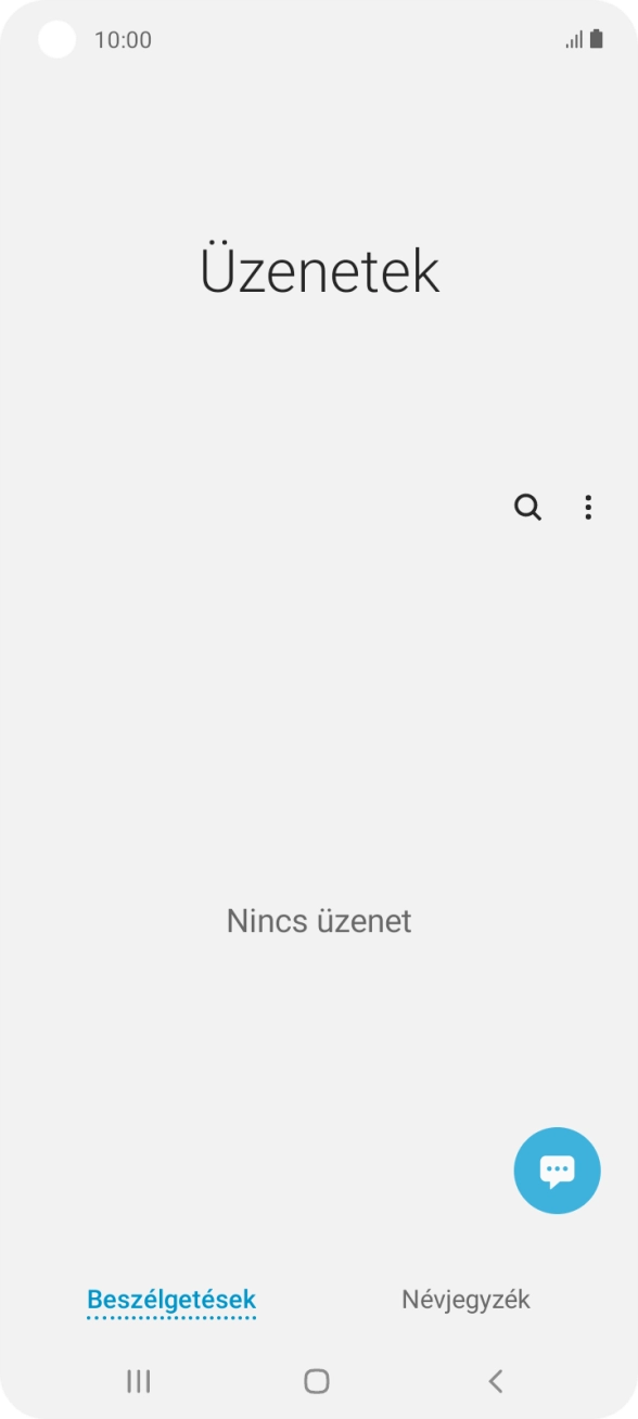 Kattints a menü ikonra.