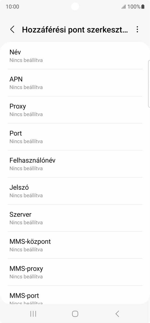 Válaszd a Név lehetőséget.