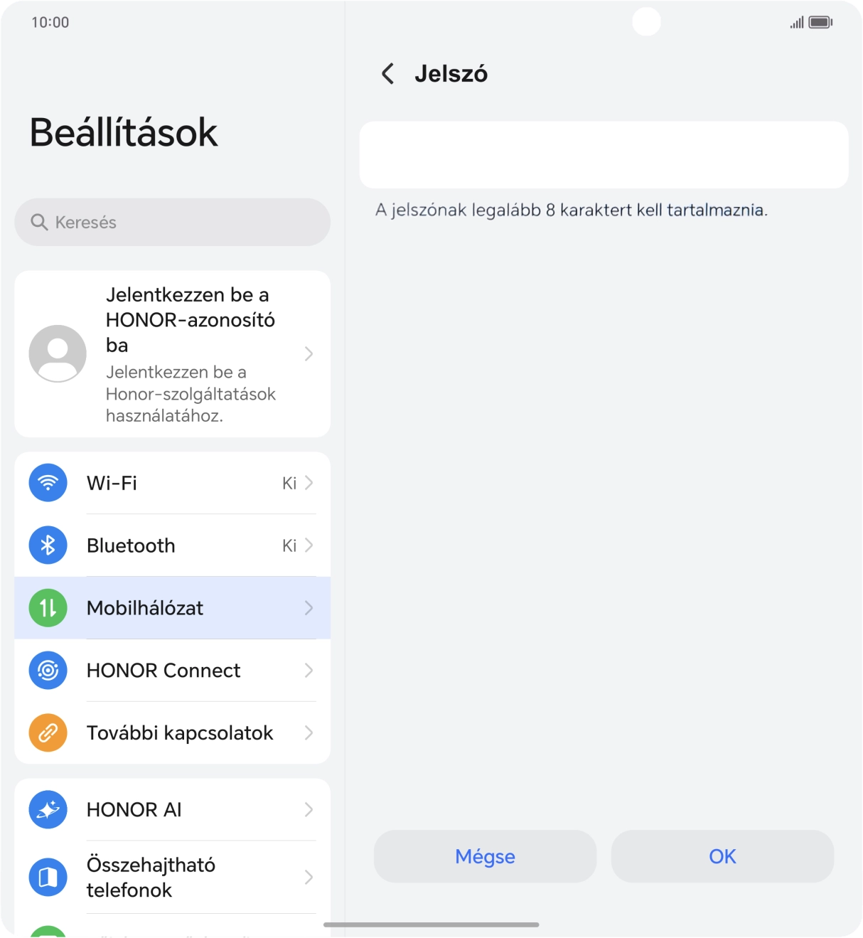 Válaszd az OK lehetőséget.