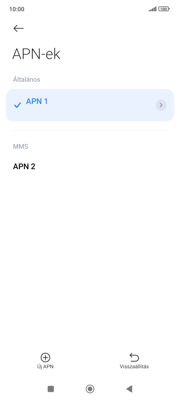 A befejezéshez, és ahhoz, hogy visszatérhess a főképernyőhöz, nyomd meg a főgombot.