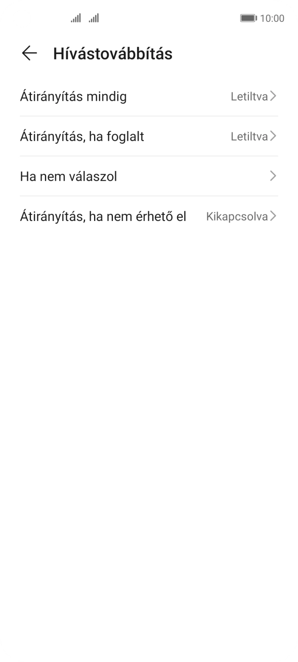 Húzd az ujjad felfelé a kijelző aljáról, hogy visszatérj a kezdőképernyőhöz.